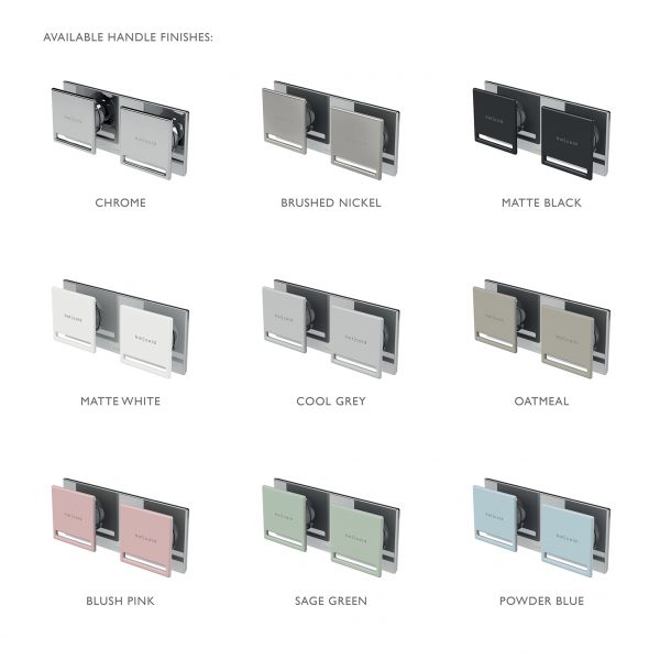 Zimi Twin Shower / Wall Mixer (handles sold separately)