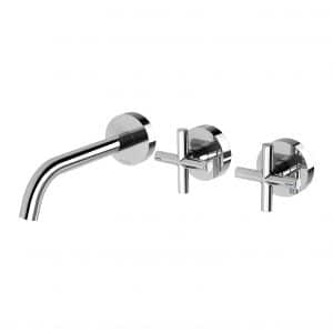 Vivid Slimline Plus Wall Basin / Bath Hostess Set 180mm Outlet