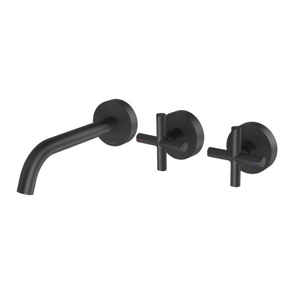 Vivid Slimline Plus Wall Basin / Bath Hostess Set 180mm Outlet