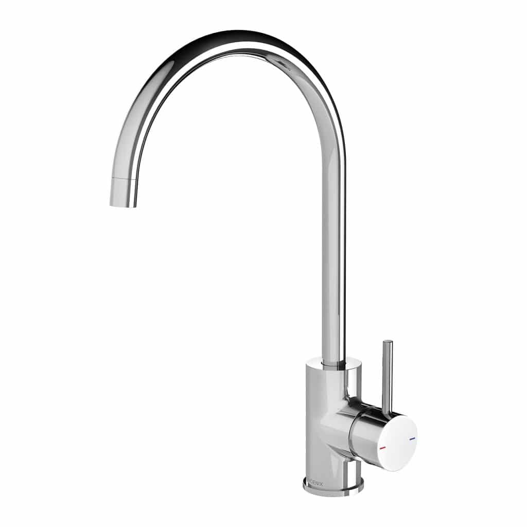 Pina Sink Mixer 200mm Gooseneck - Lead Free