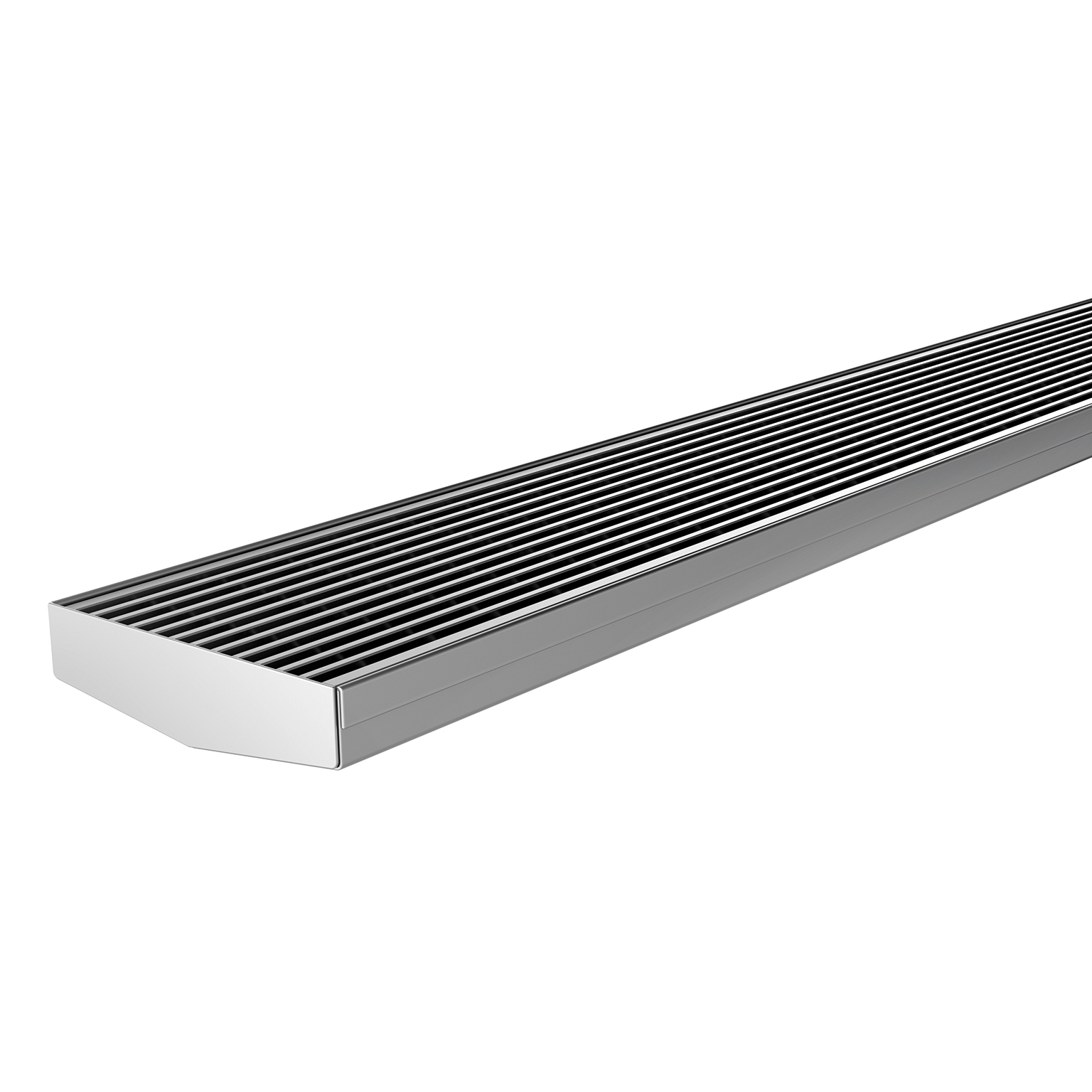 Phoenix V Channel Drain HG 100 x 1215mm Outlet 90mm