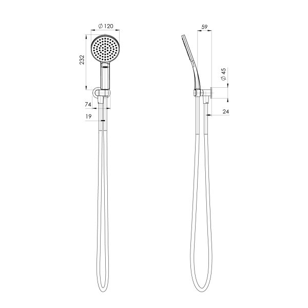 NX Quil Hand Shower