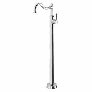 Nostalgia Floor Mounted Bath Mixer Shepherds Crook