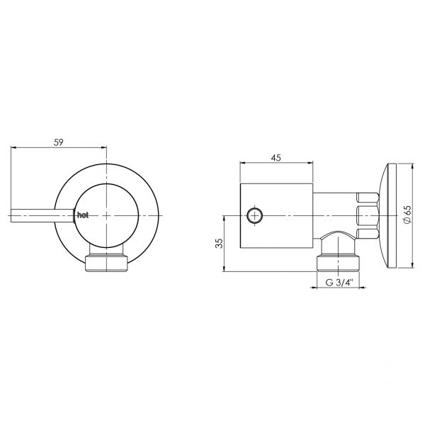 Vivid Pin Lever Washing Machine Stops