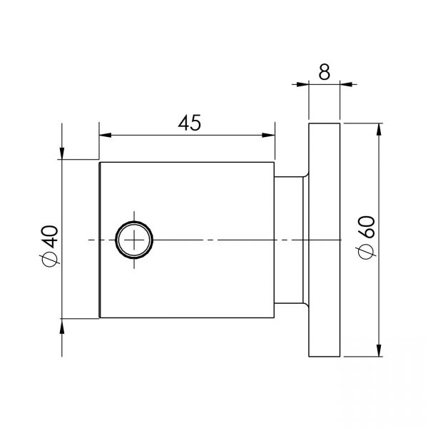 Vivid Pin Lever Wall Top Assemblies 15mm Extended Spindles - Lead Free