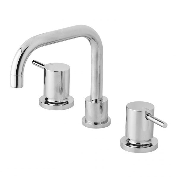 Vivid Pin Lever Basin Set Swivel Squareline Outlet - Lead Free
