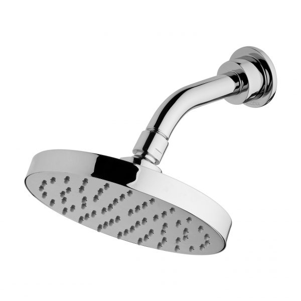 Vivid Slimline Shower Arm & 155mm Round Rose