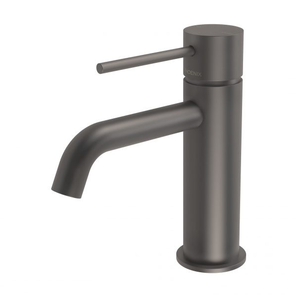 Vivid Slimline Basin Mixer Curved Outlet