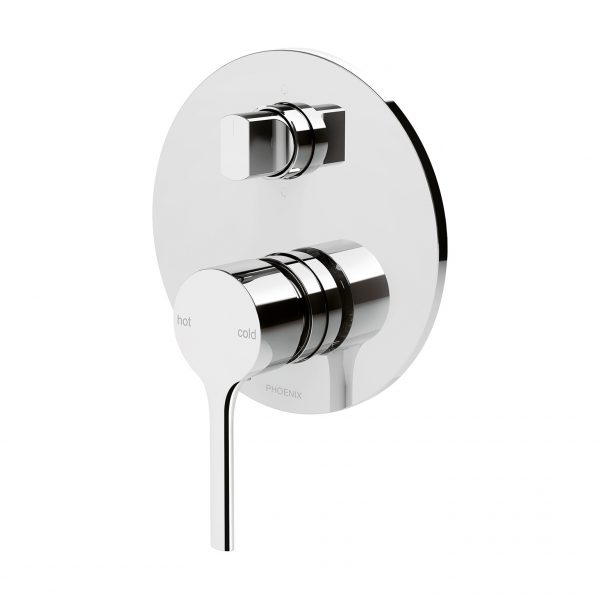 Vivid Slimline Oval Shower / Bath Diverter Mixer