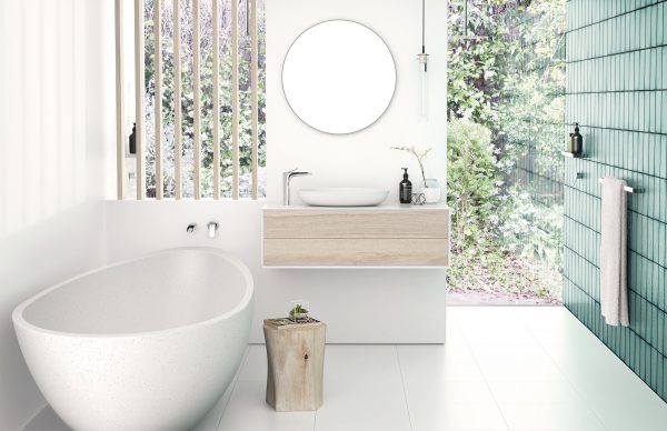 Nara Wall Bath Outlet 185mm