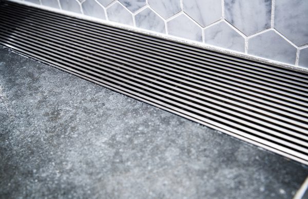 Phoenix V Channel Drain HG 100 x 900mm Outlet 90mm