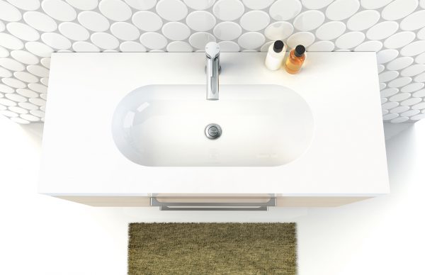Vivid Slimline Oval Basin Mixer