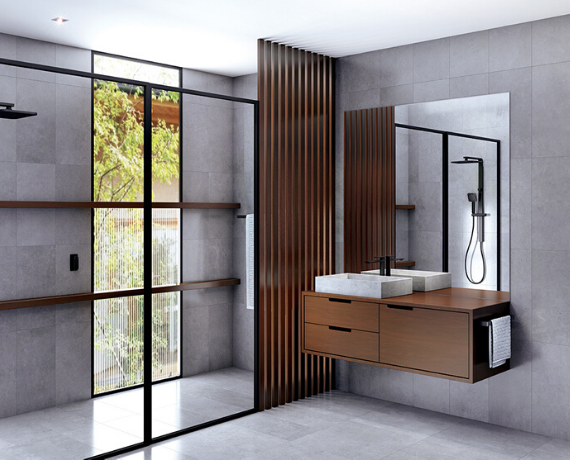 A zen bathroom for healthy habits