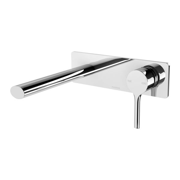 Vivid Slimline Oval SwitchMix Wall Basin / Bath Mixer Set 175mm (Fit-Off Kit Only)