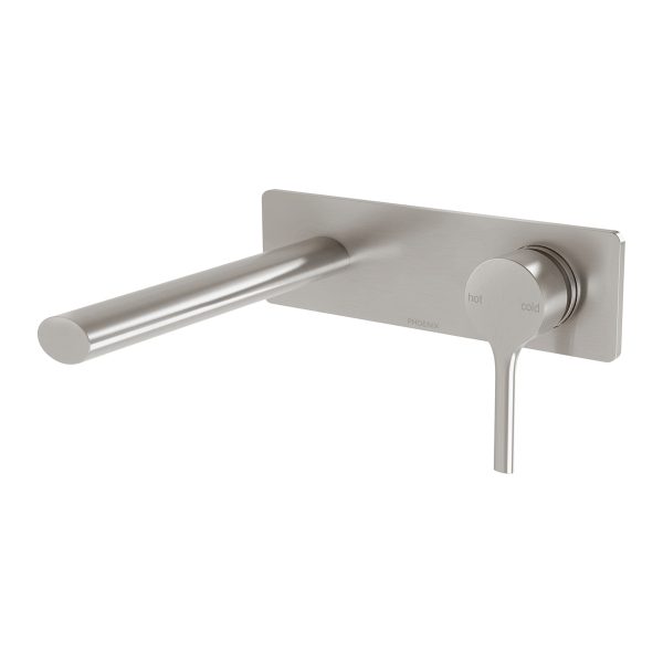 Vivid Slimline Oval SwitchMix Wall Basin / Bath Mixer Set 175mm (Fit-Off Kit Only)