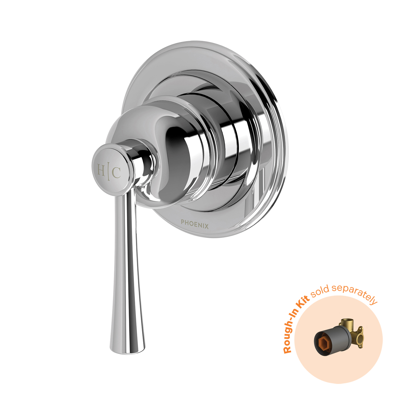 Cromford SwitchMix Shower / Wall Mixer (Fit-Off Kit Only) - Lead