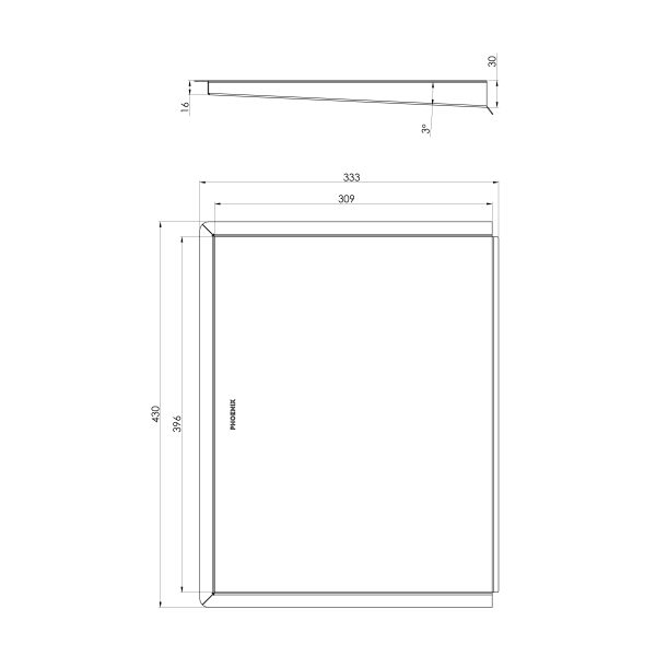 Benchtop Drainer Tray