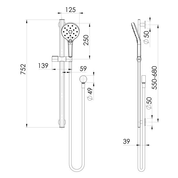 Oxley Rail Shower