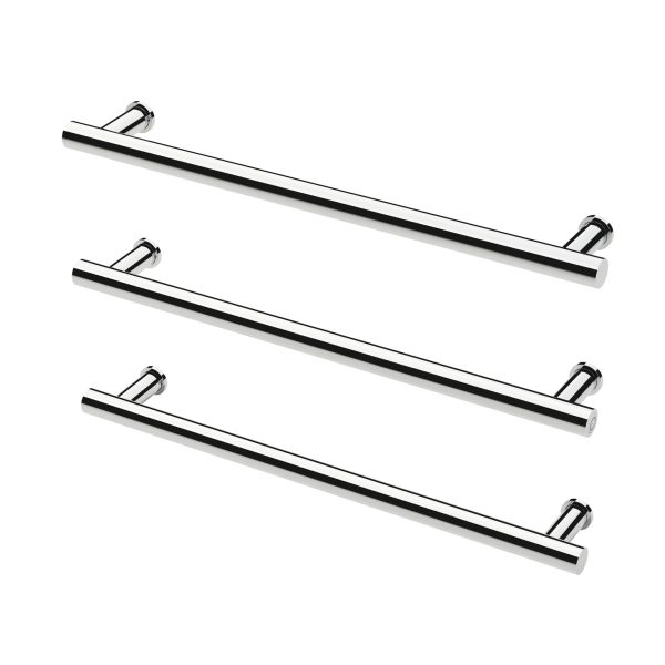 Phoenix Heated Triple Towel Rail Round 600mm