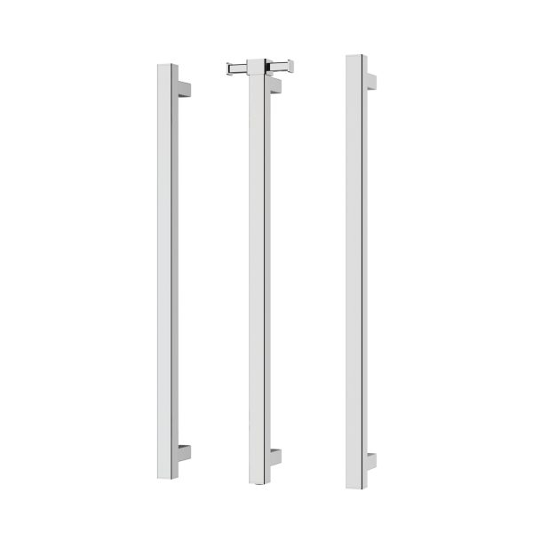 Phoenix Heated Triple Towel Rail Square 800mm