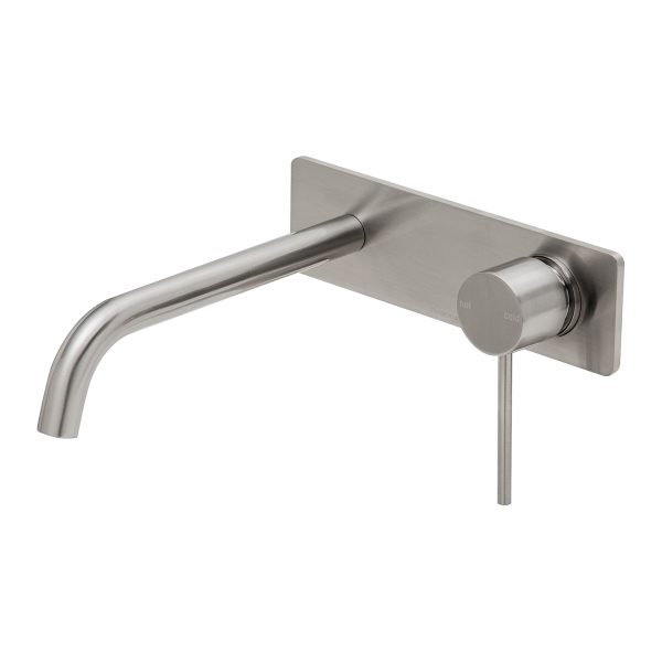 Vivid Slimline SwitchMix Wall Basin / Bath Mixer Set 230mm (Complete Kit)