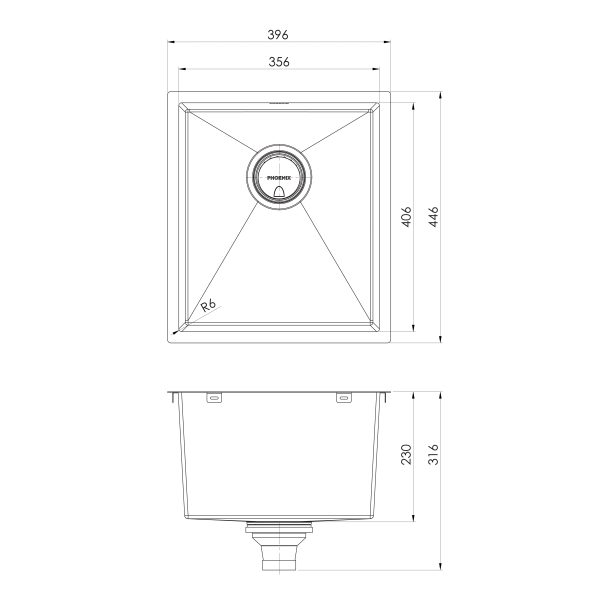 4000 Series Single Bowl Sink