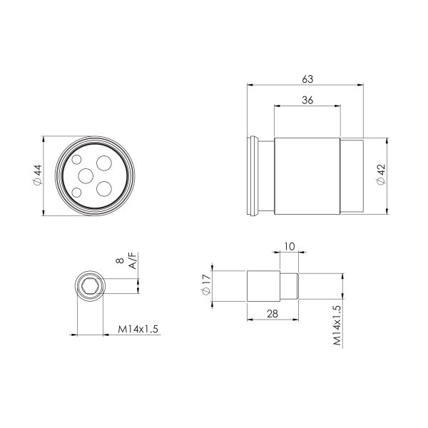 Enviro316 Wall Mixer Set Body Extension Kit