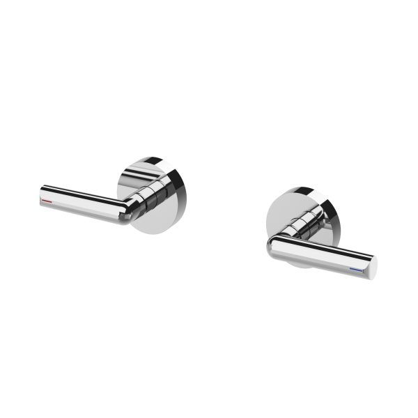 Vivid Slimline Plus Lever Wall Top Assemblies 15mm Extended Spindles - Lead Free