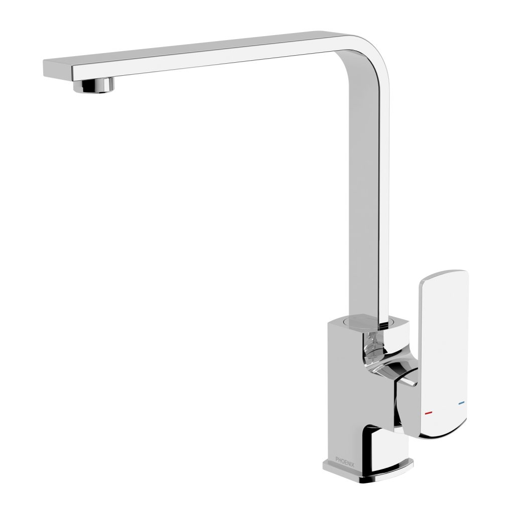 Teva Sink Mixer 200mm Squareline - 6 Star - Lead Free