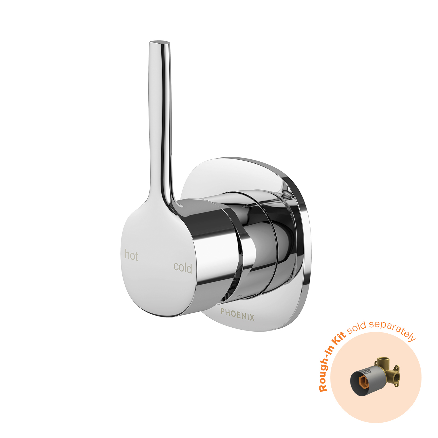 Vask SwitchMix Shower / Wall Mixer Pin Up (Fit-Off Kit Only) - Lead Free