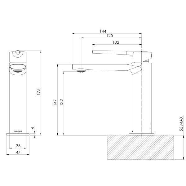 Vask Basin Mixer - Lead Free