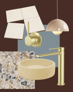 mid-century modern design mood board