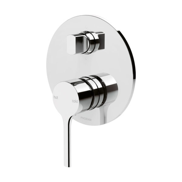 Vivid Slimline Oval SwitchMix Shower / Bath Diverter Mixer (Complete Kit)