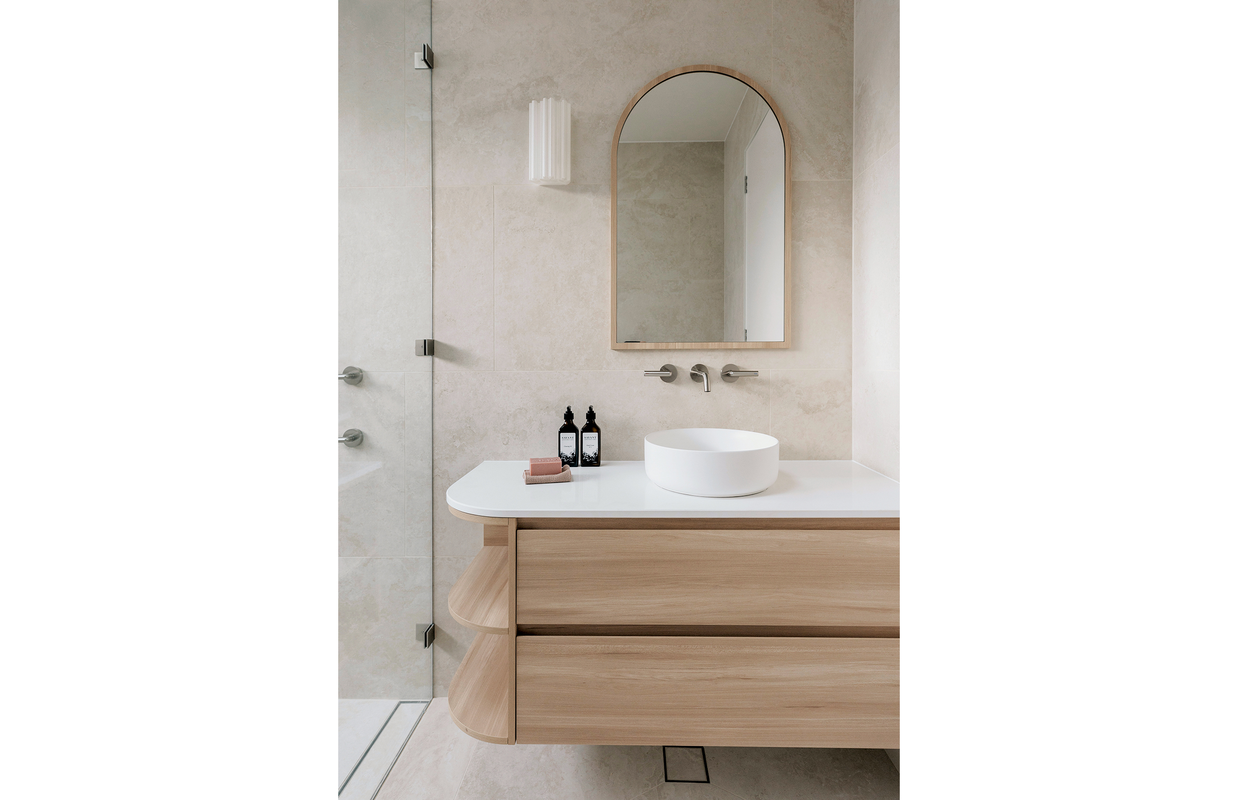 Phoenix V Channel Drain TI 100 x 900mm Outlet 90mm - Phoenix Tapware